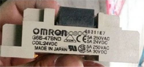 NEW OMRON TERMINAL BLOCK RELAY G6B-47BND 24VDC