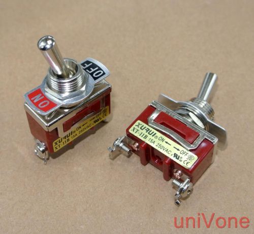 Toggle switch 15a heavy duty on-off spst.2pcs for sale