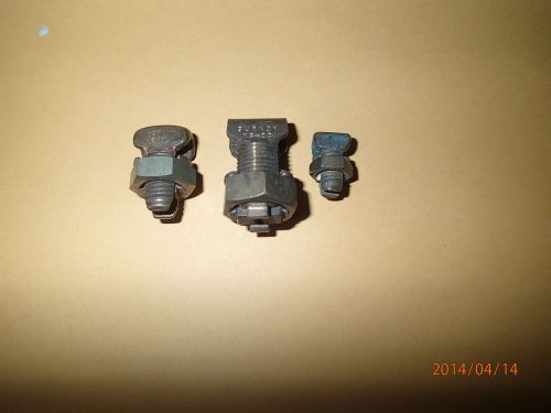 (3) Burndy Cable Split Nuts