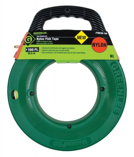 NEW Greenlee FTN536-100 100-Feet x 3/16-Inch Nylon Fish Tape