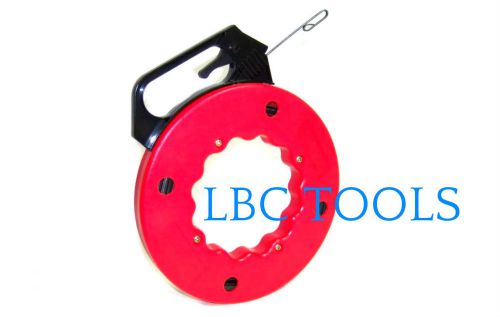 50 ft steel cable fish tape electric wire cable puller in high plastic case for sale