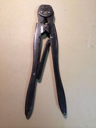 Amp 47150 Hand Crimper Crimping Tool. Ratchet Type