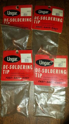 Ungar 854 855 856 857 Desoldering Tip For 4045 LOT OF 4 NOS