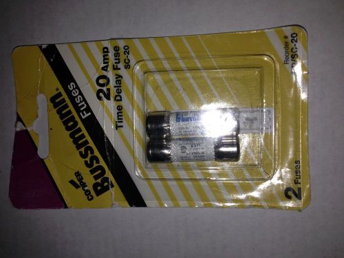 Bussmann fuses sc-20  20 amp for sale