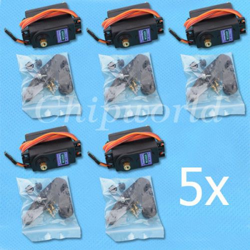 5pcs mg996r digital torque servo metal gear for futaba jr car mg995 upgraded new for sale