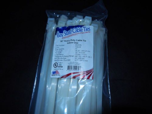 Bay State Cable Ties 36&#034; 50 Count, Panda zip ties