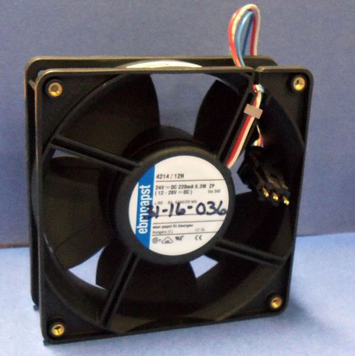 EBM PAPST 24VDC 5.3W 220MA FAN, 4214/12H, NNB