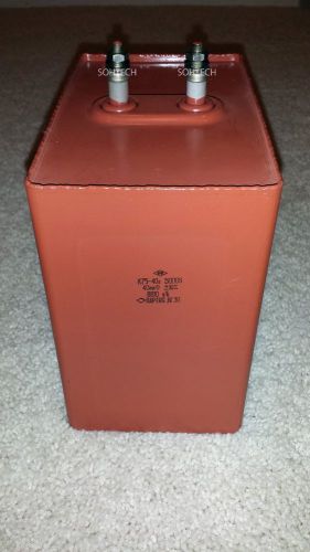 40 uf 5kv high voltage pulse energy capacitor. new!  (hv,laser,tesla coil) for sale