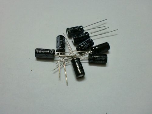 330uF 16V +/- 20% 6.3X12  100PCS Electrolytic Capacitor Free Shipping 101