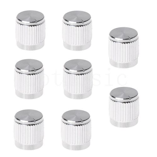 8pcs Aluminium Insert Type Knobs size=?10x12mm Hole=18T color=Silver