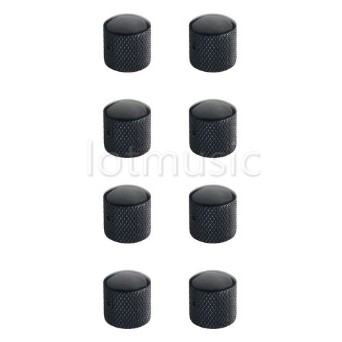 8 x for fender tele guitar brass knobs black guitar parts for sale