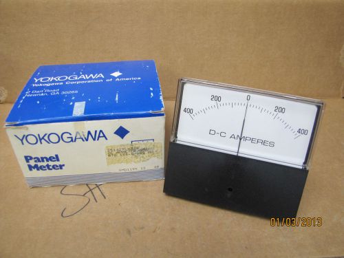 Yokogawa Panel Meter 251429LHZZ8 400-0-400 ADC 100-0-100 MV 4-1/8&#034;L X 4-11/16&#034;W