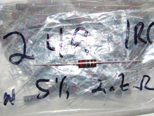 249 NOS IRC 2.7 OHM 1 WATT 5% CARBON COMP RESISTORS TUBE AMPLIFIER PART