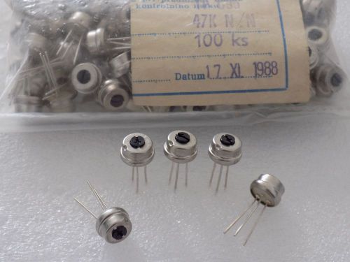 30x Tesla TP095 , 47K N/N ( 47 KOhm ) Trimmer Potentiometer 47k Ohm