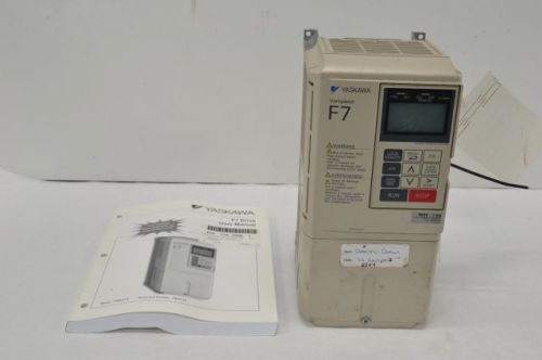 NEW YASKAWA CIMR-F7U43P7 F7 VARIABLE SPEED AC 5HP 480V-AC MOTOR DRIVE B208397