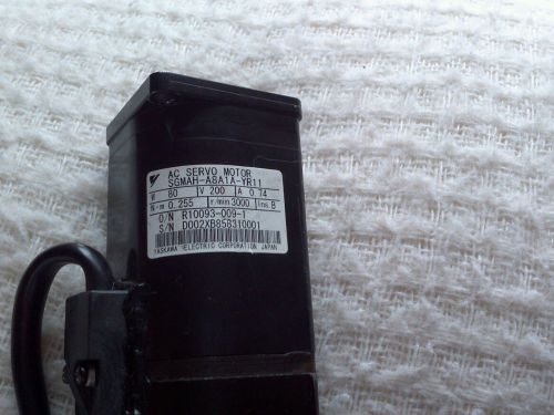 Yaskawa servo motor SGMAH-A8A1A-YR11 Good working condition