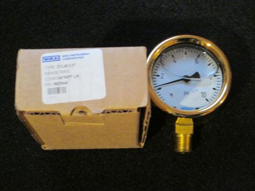 WIKA 213.40 2.5&#034;, 0-10PSI Pressure Gauge, 1/4&#034;NPT LM, 9629548