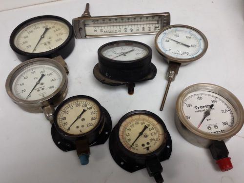 Lot of 8 marsh instrument ammonia trerice ashcroft trerice for sale