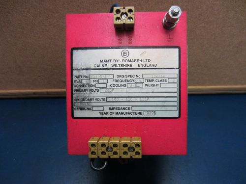 Romarsh LTD TX405/1 400 VA Transformer