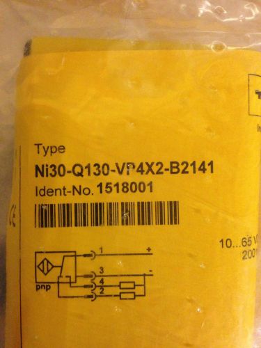 Turck Sensor Ni30-q130-vp4x2-b2141 New In Sealed Bag