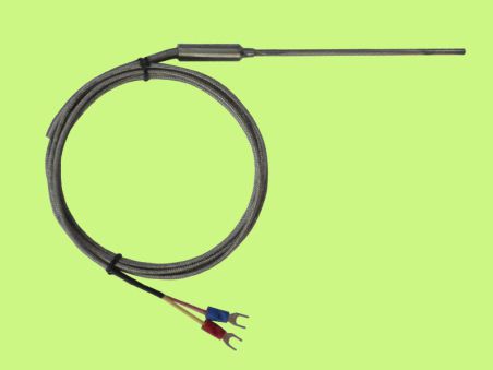 K type thermocouple probe (3mm diameter) temperature sensors with 2m lead wires for sale