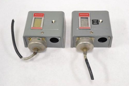 Lot 2 honeywell l482a1004 thermostat 15-55f 120v temperature controller b311279 for sale