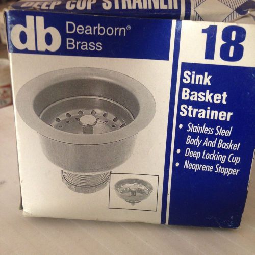 Dearborn Brass Sink Basket Strainer (#18)