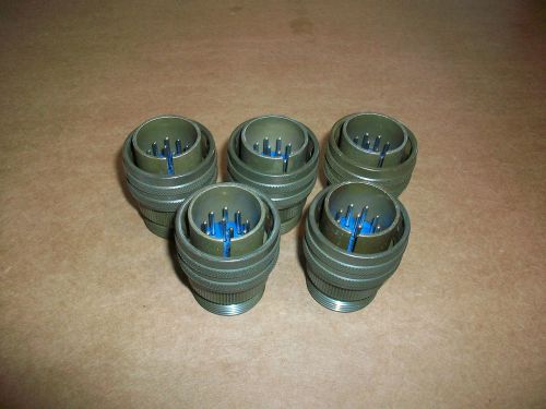 5pc Amphenol Male Plug  97-310714-20-33P    NEW