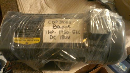 Baldor reliance cdp3455 180vdc  motor, NOS