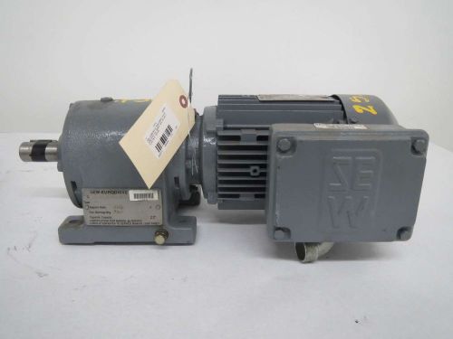 SEW EURODRIVE R40 3/4HP 330/575V 66RPM 3PH 25.69:1 ELECTRIC MOTOR B396054