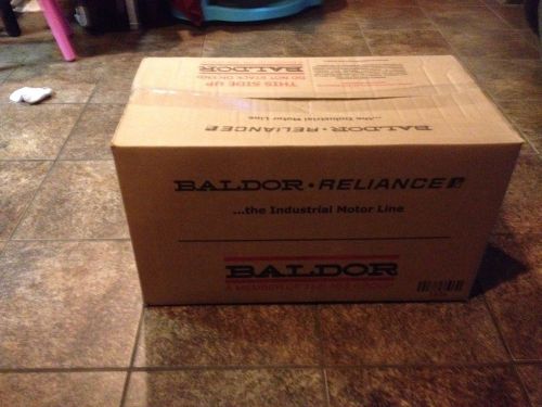 Baldor 5 hp air compressor motor 1725 rpm 230 volts 1 phase l1410t for sale