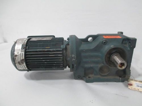 SEW EURODRIVE DFT80N4-KS K47DT80N4-KS GEAR 63:30:1 1HP 230/460V-AC MOTOR D248043