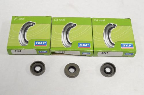 Lot 3 new skf 3727 grease seal oil seal wheel single lip 5/8x1/2x1/4in b257102 for sale