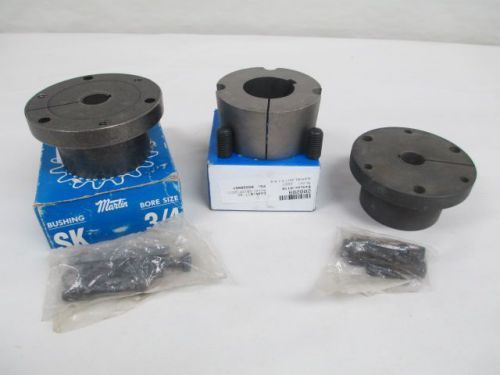 LOT 3 NEW MARTIN SK 3/4 2517 1 5/8 TAPERED QD HUB BUSHING 3/4IN 1-5/8IN D213495