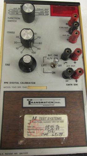 Transmation 1040 calibrator used br for sale