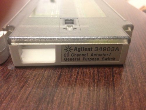 Agilent 34903a 20 channel actuator/gp switch module for 34970a for sale