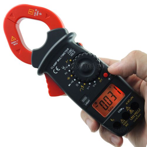 Digital clamp meter ac/dc volt resistance capacitance continuity &amp; diode tester for sale