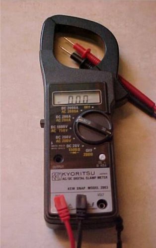 Kyoritsu AC/DC Digital Clamp Meters Kew Snap Model 2003