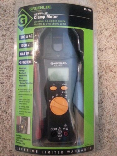 GREENLEE AC OPEN JAW CLAMP METER CSJ-100