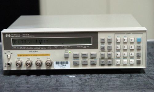 Agilent / hp 4338a milliohmmeter for sale