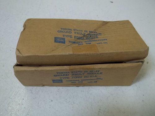 TOSHIBA CORPORATION RC81A GROUND FAULT MODULE *NEW IN A BOX*