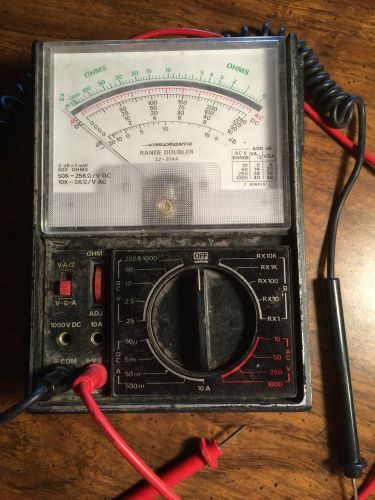 Vintage Micronta Range Doubler OHMs Multitester Meter