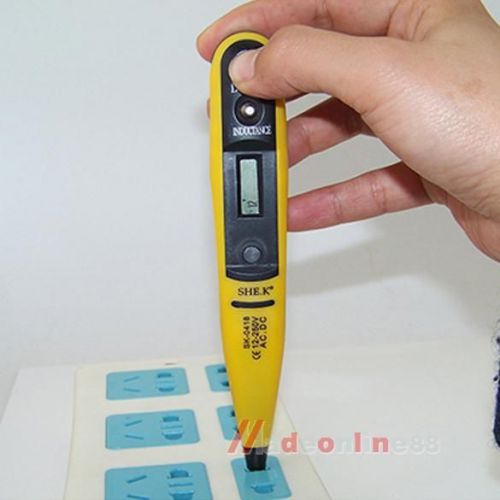 Pocket AC DC 12V-220V Digital Voltage Tester Pen Electric Sensor Detector Meter