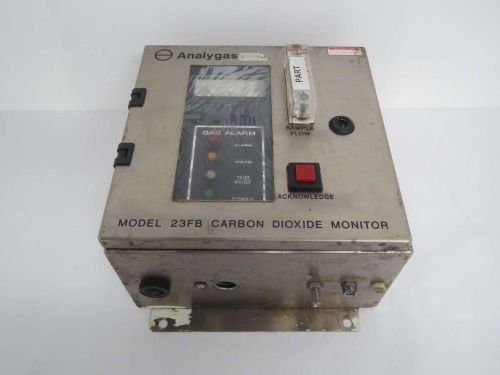ANALYGAS SYSTEM 23FB CARBON DIOXIDE MONITOR 115V-AC 0.3A AMP CONTROLLER B444306