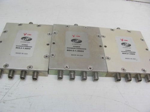 Lot of 3 meca v-line 804-2-1.500v power divider/combiner for sale