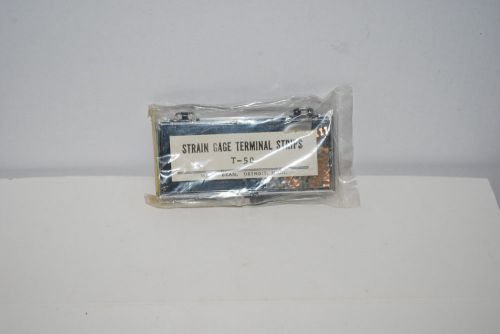 60 each T-50 Strain Gage Terminal Strips Wm.T Bean