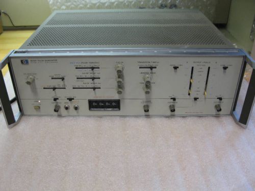 HP 8015A PULSE GENERATOR OPT. NO. 02 S/N 1342G00375