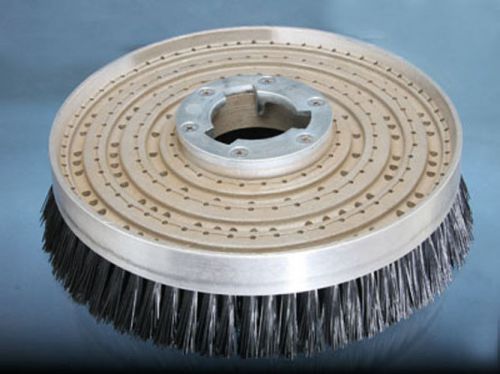 12&#034; Aluminum Back Rotary Scrub Brush Tynex Nylon