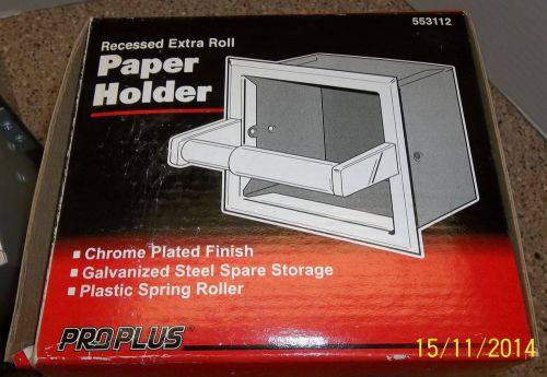 Commercial home recessed double extra spare roll toilet paper holder dispenser for sale