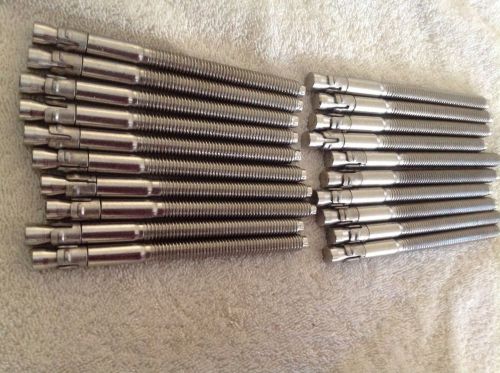 20 new wej-it 3/8&#034; x 5&#034; wedge anchor for sale